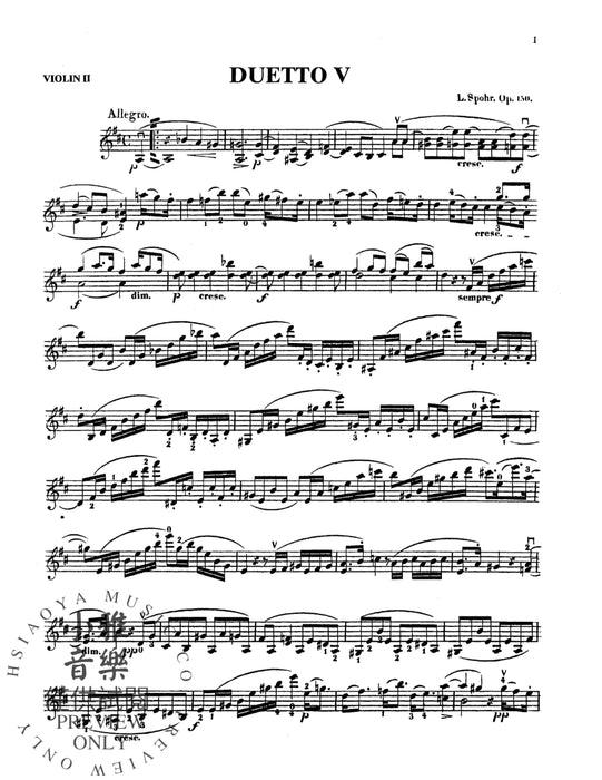 Duets, Volume II, Opus 150 & 153 二重奏 作品 | 小雅音樂 Hsiaoya Music