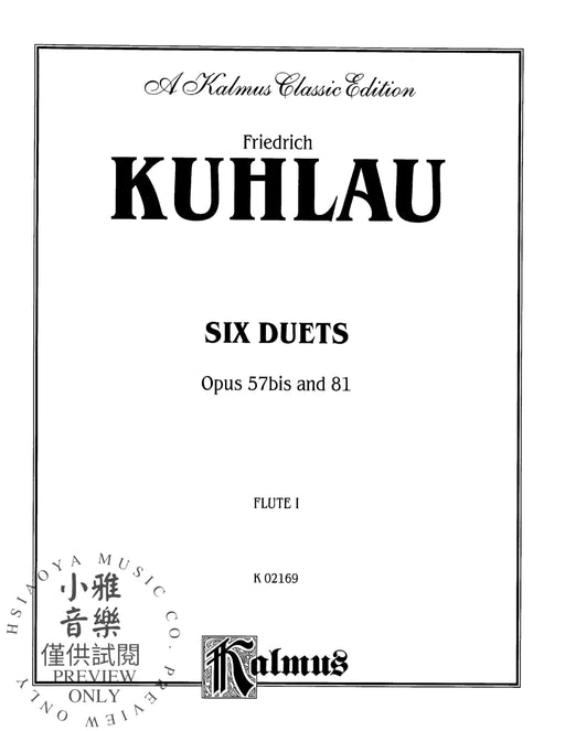 Six Duets, Opus 57bis and 81 二重奏 作品 | 小雅音樂 Hsiaoya Music