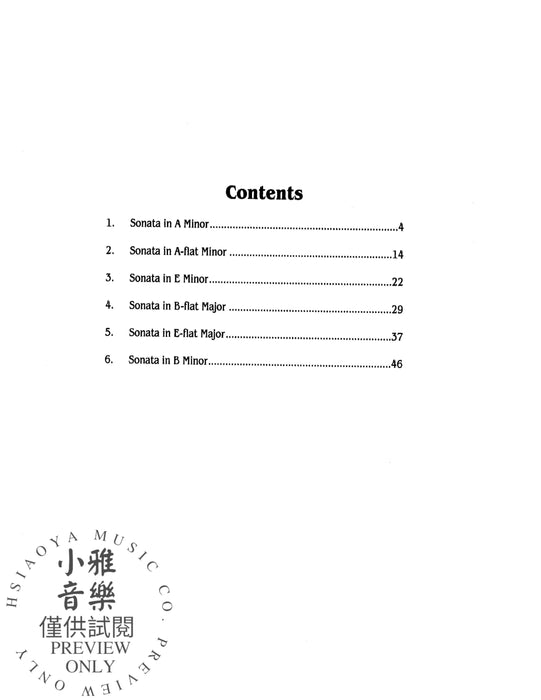 The Württenburg Sonatas (Complete) 巴赫卡爾‧菲利普‧艾曼紐 奏鳴曲 | 小雅音樂 Hsiaoya Music