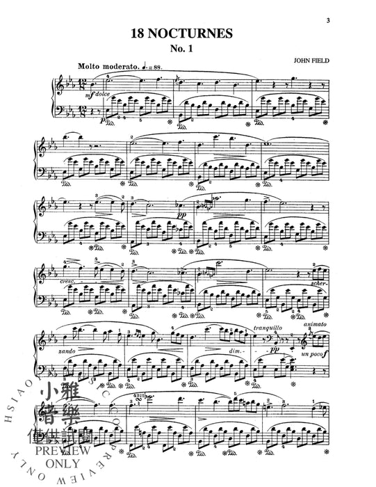 18 Nocturnes 夜曲 | 小雅音樂 Hsiaoya Music