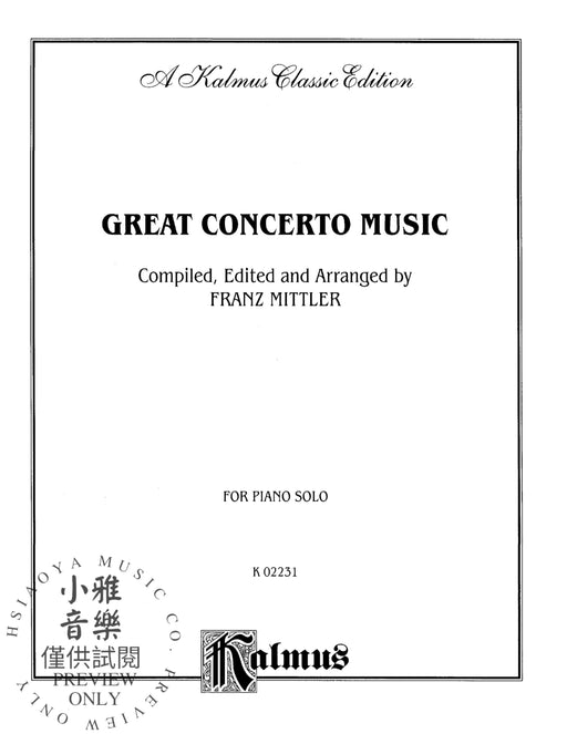 Great Concerto Music 協奏曲 | 小雅音樂 Hsiaoya Music