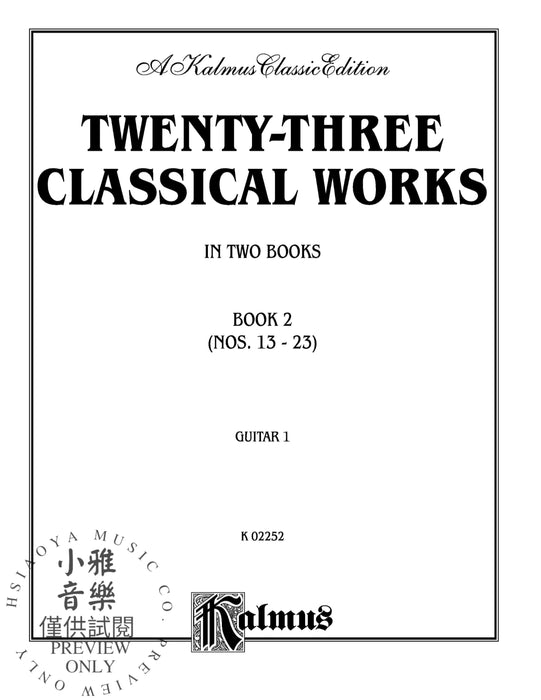 Twenty-Three Classical Works for Two Guitars, Book 2 古典 吉他 | 小雅音樂 Hsiaoya Music