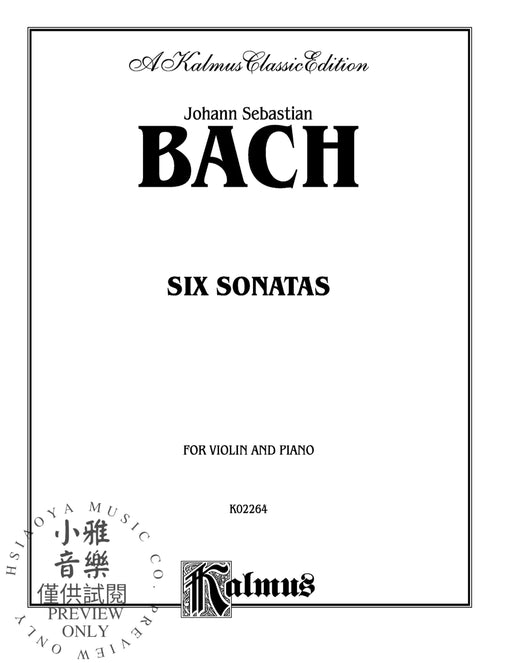 Six Sonatas 巴赫約翰‧瑟巴斯提安 奏鳴曲 | 小雅音樂 Hsiaoya Music