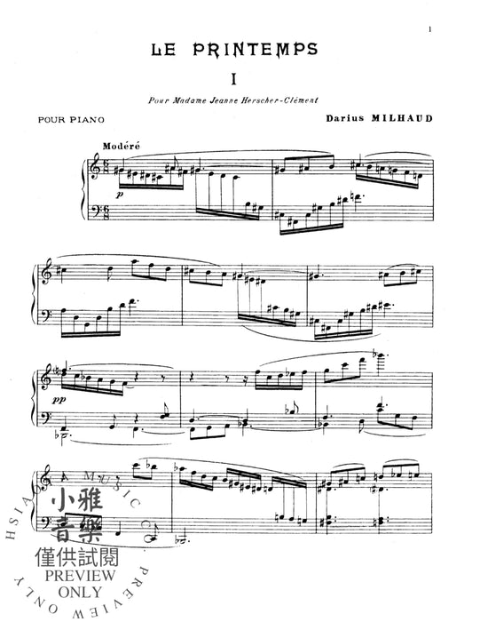 Printemps 米堯 春天 | 小雅音樂 Hsiaoya Music