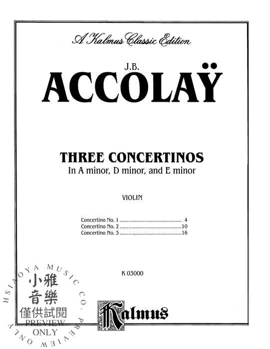 Three Concertinos 音樂會 | 小雅音樂 Hsiaoya Music