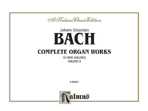 Complete Organ Works, Volume II 巴赫約翰‧瑟巴斯提安 管風琴 | 小雅音樂 Hsiaoya Music
