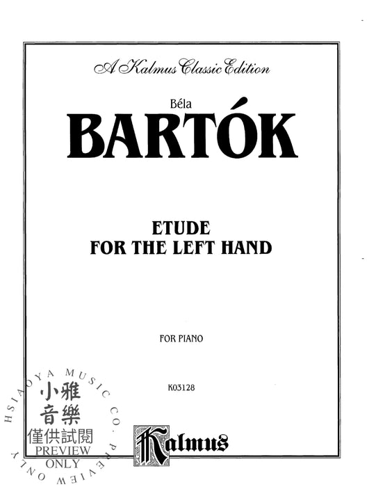 Etude for Left Hand 巴爾托克 練習曲 | 小雅音樂 Hsiaoya Music