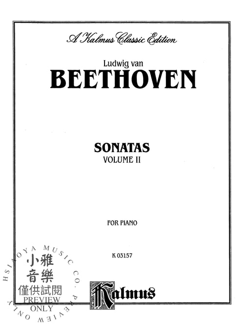 Sonatas (Urtext), Volume II 貝多芬 奏鳴曲 | 小雅音樂 Hsiaoya Music
