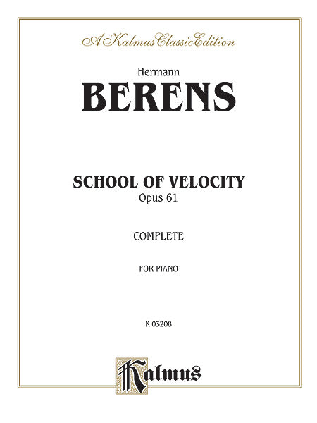 School of Velocity, Opus 61 作品 | 小雅音樂 Hsiaoya Music
