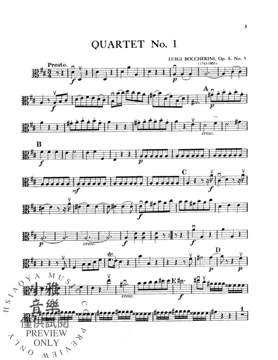 Nine Selected String Quartets 玻凱利尼 弦樂 四重奏 | 小雅音樂 Hsiaoya Music