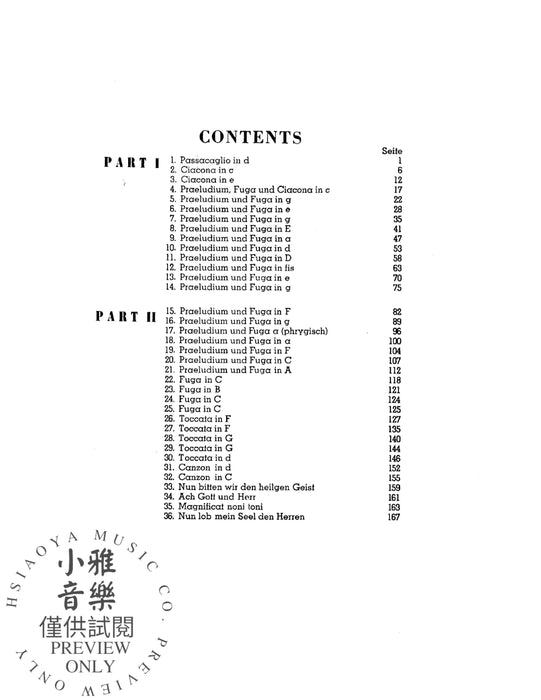 Organ Works, Volume I 布克斯泰烏德 管風琴 | 小雅音樂 Hsiaoya Music