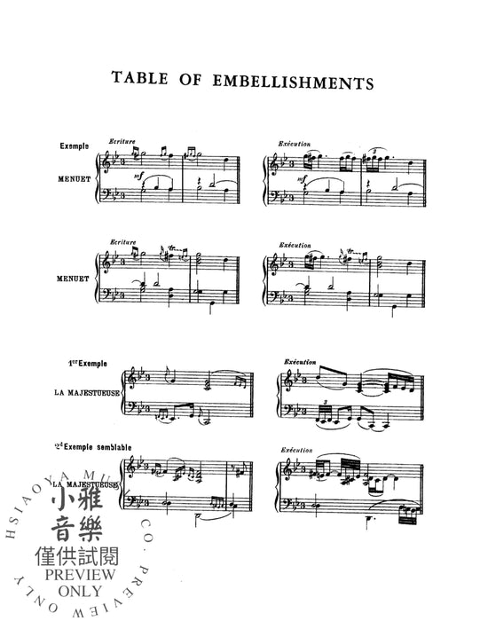 Clavichord Pieces, Volume III 庫普蘭弗朗索瓦 小品 | 小雅音樂 Hsiaoya Music