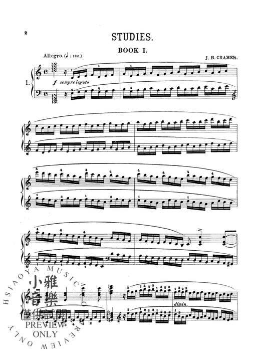 Eighty-four Studies, Volume I 克拉莫 | 小雅音樂 Hsiaoya Music