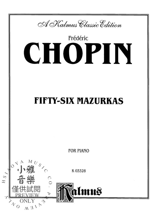 Fifty-Six Mazurkas 蕭邦 | 小雅音樂 Hsiaoya Music