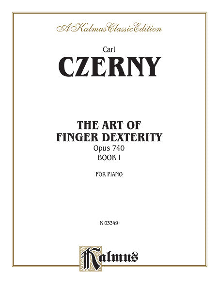 The Art of Finger Dexterity, Opus 740, Book I 徹爾尼 作品 | 小雅音樂 Hsiaoya Music