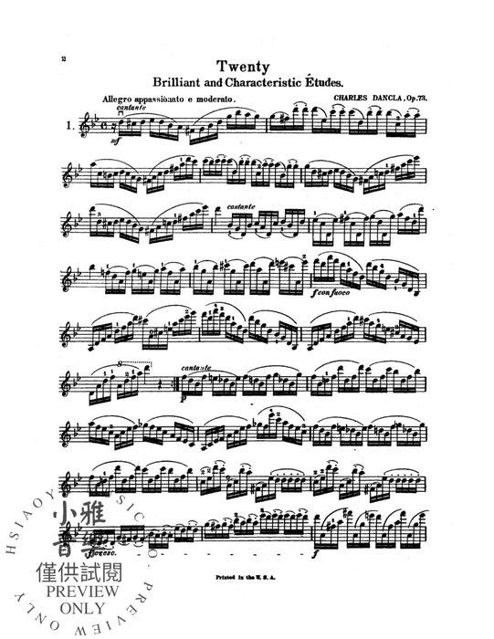 Twenty Brilliant and Characteristic Etudes, Opus 73 華麗的 練習曲 作品 | 小雅音樂 Hsiaoya Music