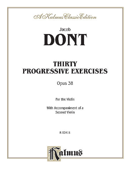 Thirty Progressive Exercises, Opus 38 董特 練習曲 作品 | 小雅音樂 Hsiaoya Music