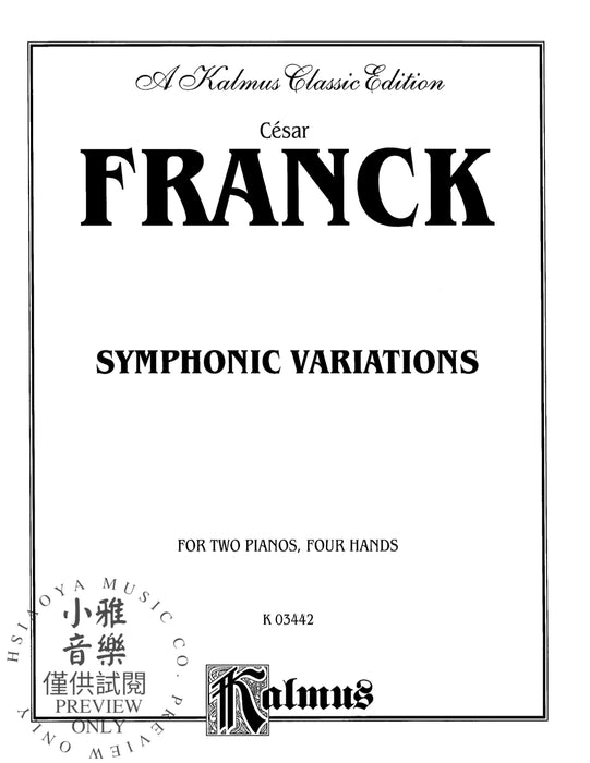 Symphonic Variations 法朗克賽札爾 詠唱調 | 小雅音樂 Hsiaoya Music