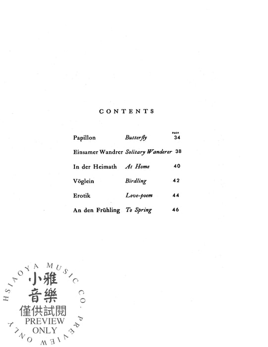 Lyric Pieces, Opus 43 葛利格 小品 作品 | 小雅音樂 Hsiaoya Music