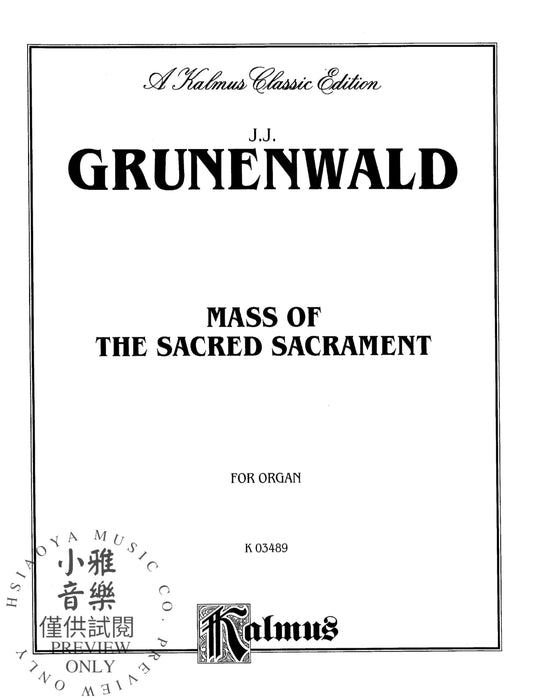 Mass of the Sacred Sacrament 彌撒曲 | 小雅音樂 Hsiaoya Music