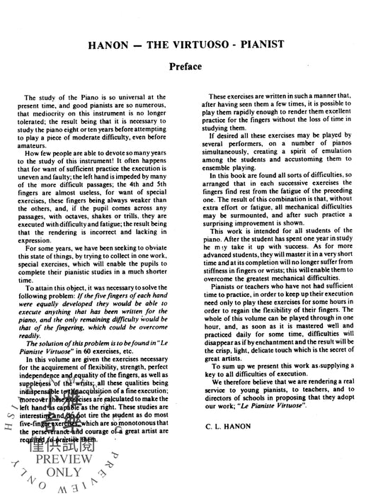 The Virtuoso Pianist, Volume III Sixty Exercises for Piano 練習曲 鋼琴 | 小雅音樂 Hsiaoya Music