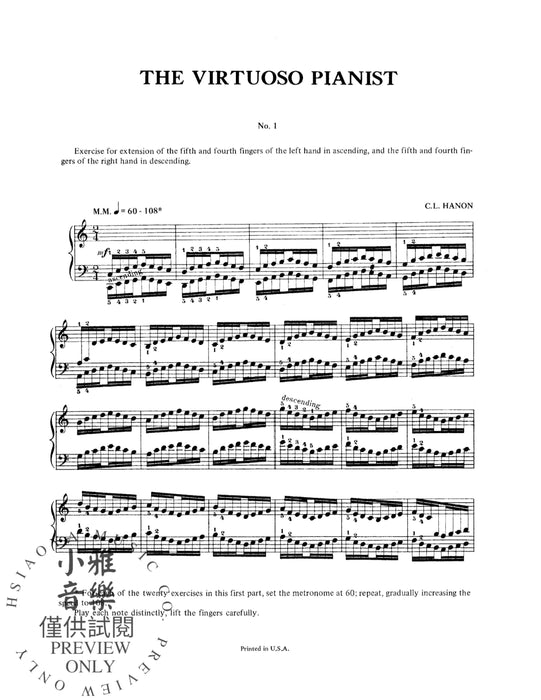 The Virtuoso Pianist, Complete Sixty Exercises 練習曲 | 小雅音樂 Hsiaoya Music