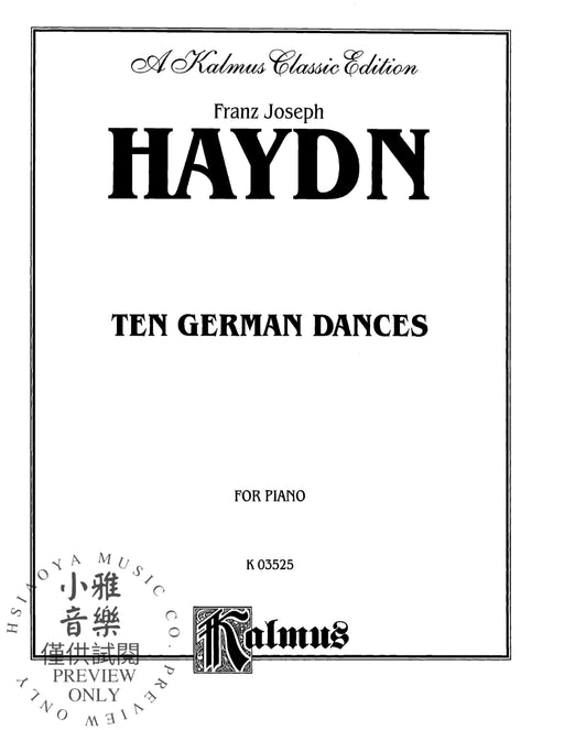 Ten German Dances 海頓 舞曲 | 小雅音樂 Hsiaoya Music