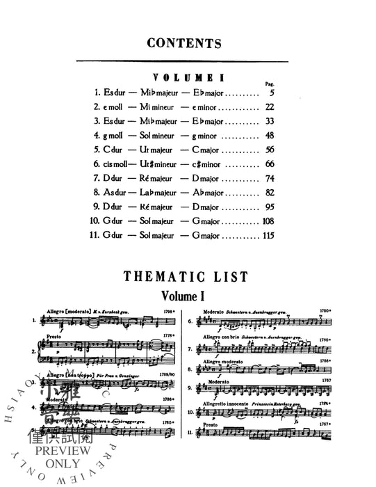 Forty Three Sonatas, Volume I (Nos. 1-11) 海頓 奏鳴曲 | 小雅音樂 Hsiaoya Music