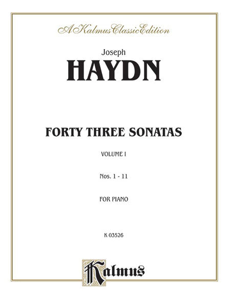 Forty Three Sonatas, Volume I (Nos. 1-11) 海頓 奏鳴曲 | 小雅音樂 Hsiaoya Music