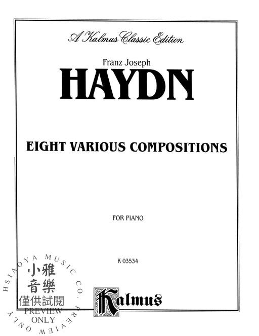 Eight Various Compositions 海頓 | 小雅音樂 Hsiaoya Music