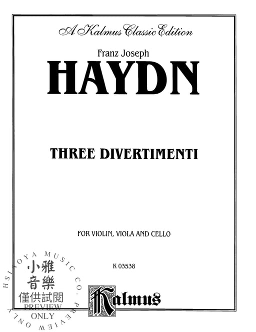 Three Divertimenti 海頓 嬉遊曲 | 小雅音樂 Hsiaoya Music