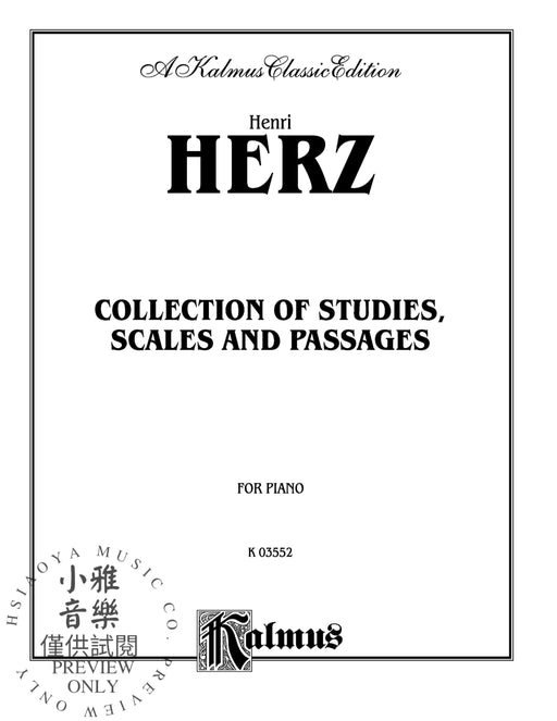 Collection of Studies, Scales, and Passages | 小雅音樂 Hsiaoya Music