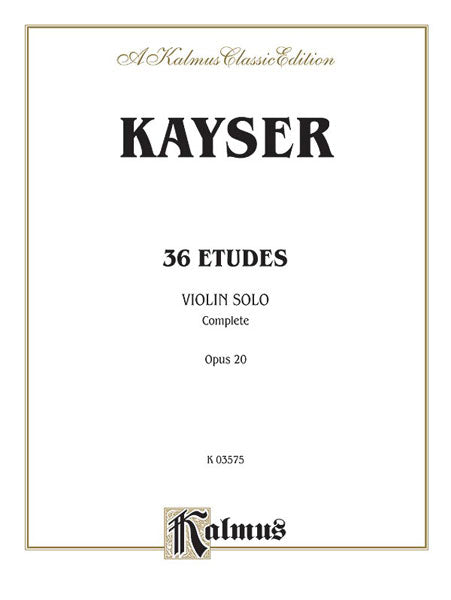 36 Etudes, Opus 20 (Complete) 凱瑟海因利希‧恩斯特 練習曲 作品 | 小雅音樂 Hsiaoya Music