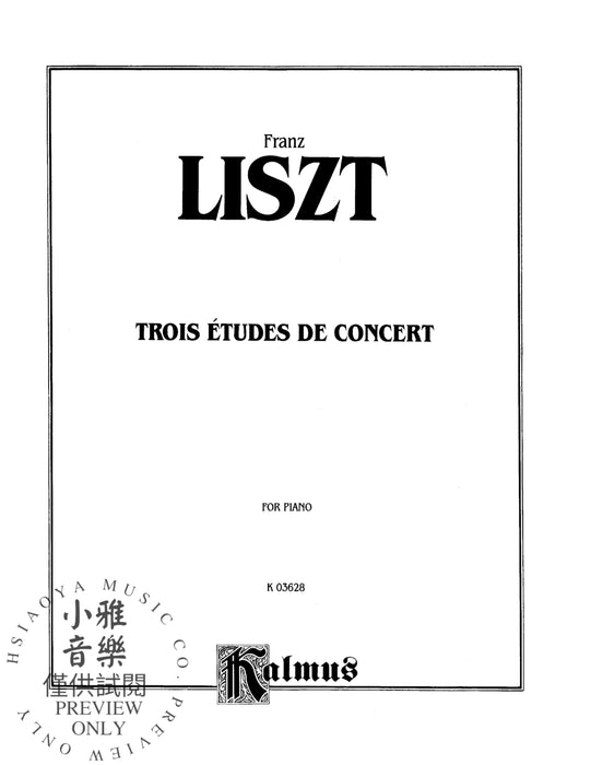 Trois Etudes de Concert 李斯特 練習曲 音樂會 | 小雅音樂 Hsiaoya Music