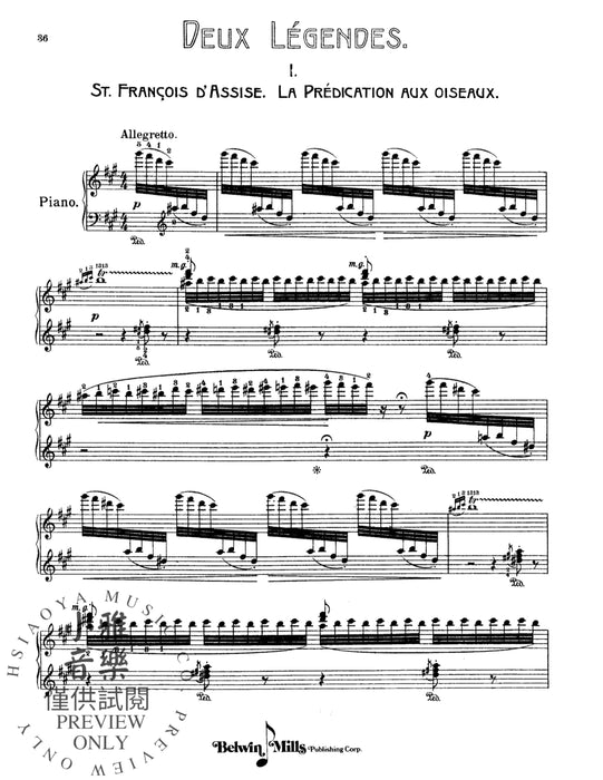 Legend: St. Francis' Sermon to the Birds 李斯特 傳奇曲 | 小雅音樂 Hsiaoya Music