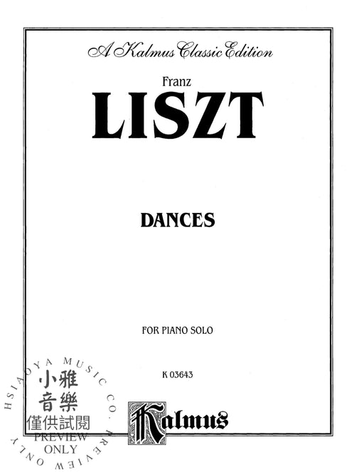 Dances 李斯特 舞曲 | 小雅音樂 Hsiaoya Music