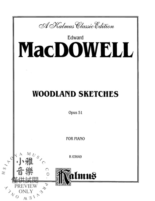 Woodland Sketches, Opus 51 麥克道爾 作品 | 小雅音樂 Hsiaoya Music
