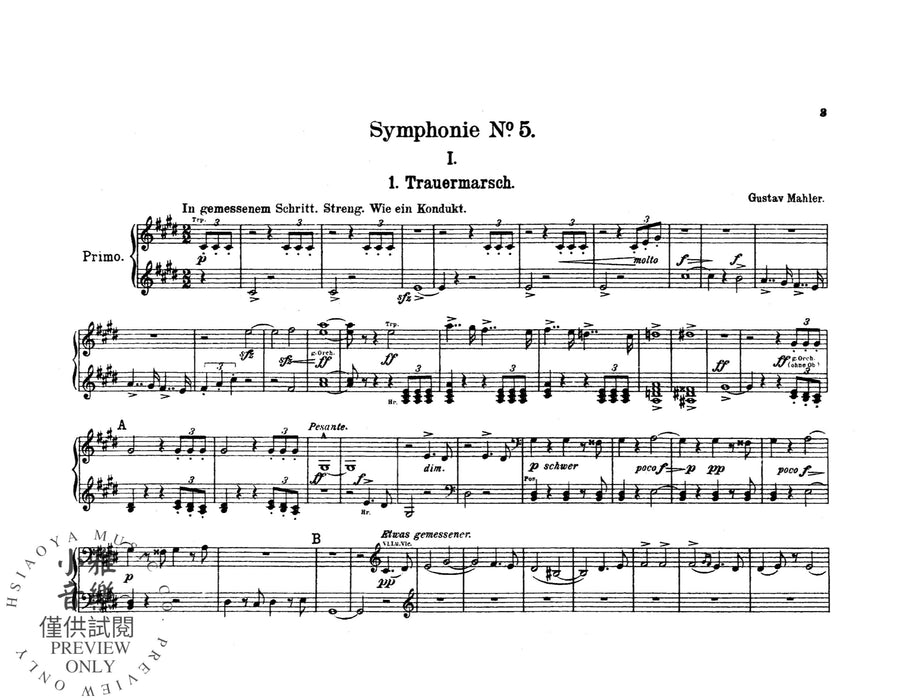 Symphony No. 5 in E Major 馬勒古斯塔夫 交響曲 | 小雅音樂 Hsiaoya Music