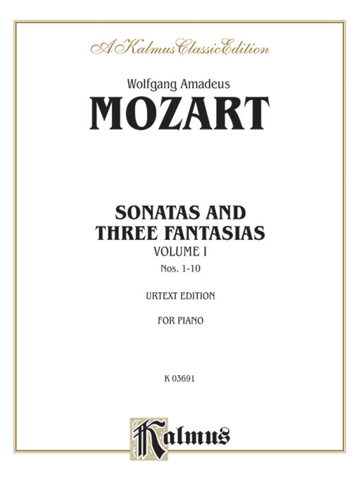 Sonatas and Three Fantasias, Volume I Nos.1-10 莫札特 奏鳴曲 幻想曲 | 小雅音樂 Hsiaoya Music