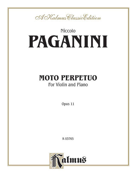 Moto Perpetuo, Opus 11 帕格尼尼 無窮動作品 | 小雅音樂 Hsiaoya Music