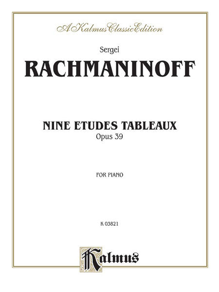 Etudes Tableaux, Opus 39 拉赫瑪尼諾夫 練習曲 作品 | 小雅音樂 Hsiaoya Music