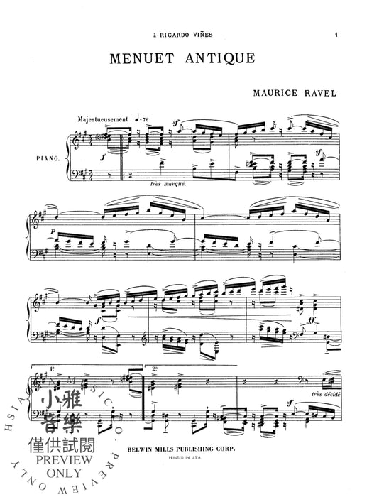 Menuet Antique 拉威爾摩利斯 小步舞曲 | 小雅音樂 Hsiaoya Music