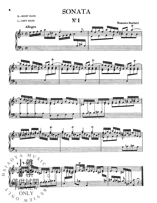 Sixty Sonatas (Urtext), Volume I Nos. 1-30 斯卡拉第多梅尼科 奏鳴曲 | 小雅音樂 Hsiaoya Music