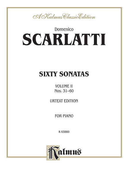 Sixty Sonatas, Volume II, Nos. 31-60 (Urtext Edition) 斯卡拉第多梅尼科 奏鳴曲 | 小雅音樂 Hsiaoya Music