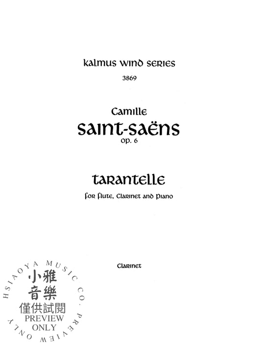 Tarantelle, Opus 6 聖桑斯 作品 | 小雅音樂 Hsiaoya Music
