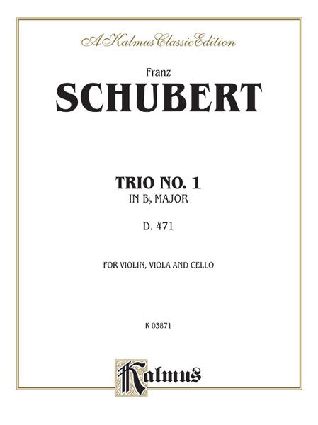 Trio No. 1 in B-flat Major 舒伯特 三重奏 | 小雅音樂 Hsiaoya Music