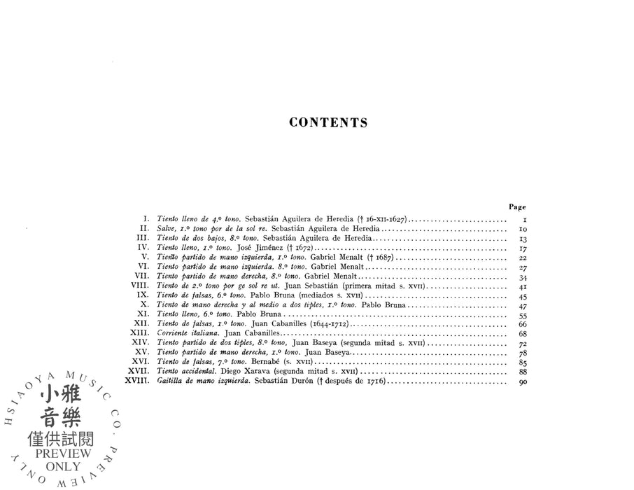 Anthology of Spanish Organists of the 17th Century 管風琴 | 小雅音樂 Hsiaoya Music