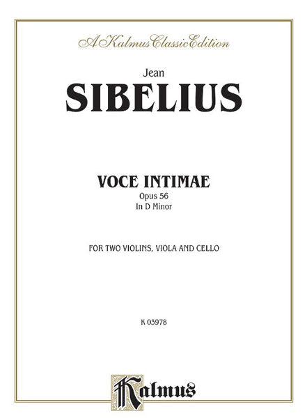 Voces Intimae in D Minor, Opus 56 西貝流士 親切的聲音 作品 | 小雅音樂 Hsiaoya Music