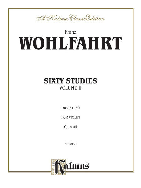 Sixty Studies, Opus 45, Volume II (Nos. 31-60) 作品 | 小雅音樂 Hsiaoya Music
