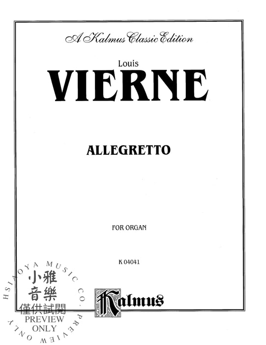 Allegretto for Organ 管風琴 | 小雅音樂 Hsiaoya Music